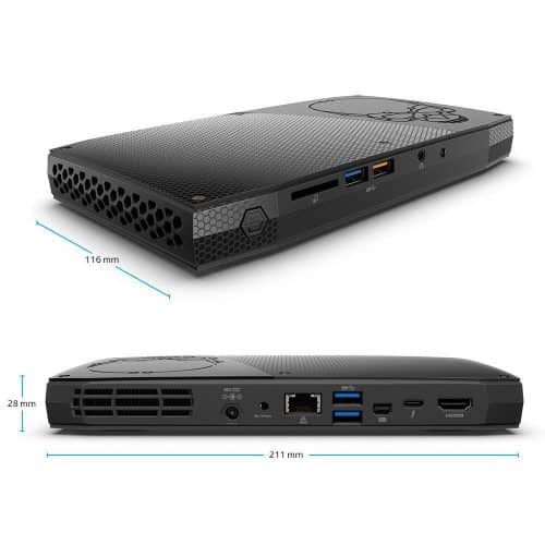 Intel Skull Canyon NUC i7 dimensions