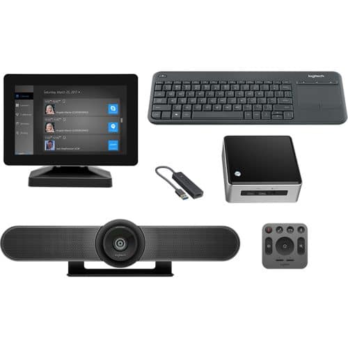 Logitech MEETUPNUCBUN2PR Meetup NUC Premium Video Conferencing Bundle