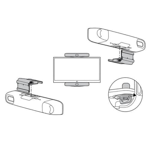 Poly Studio R30 Wall Mounting Kit -  2215-69385-001